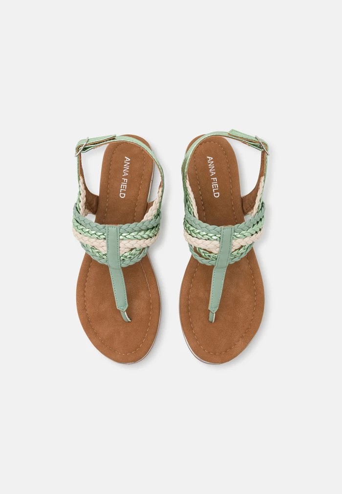 Sandale ANNA FIELD Anna Field T-bar Sandals Menthe Femme | ZTP-3770459